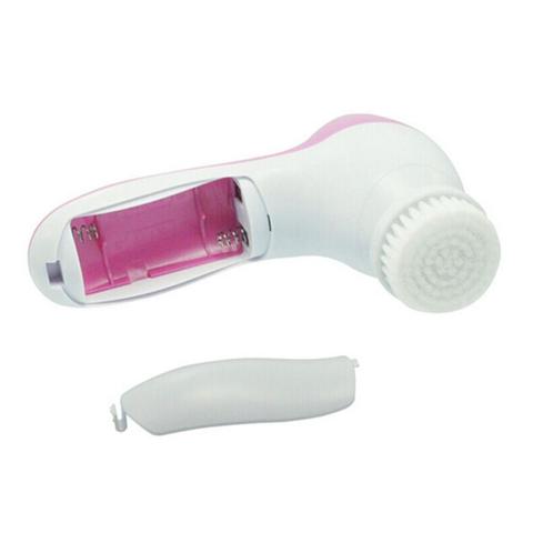 Electric Facial Cleansing Brush — 5-in-1 Pore Cleanser & Skin Massager