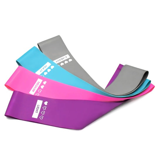Resistance Bands Set — Elastic Loop Bands for Yoga, Pilates & Strength Training