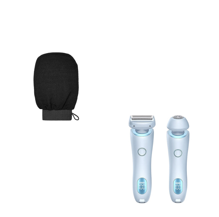 2-in-1 Women's Electric Shaver & Epilator — USB Rechargeable, IPX7 Waterproof