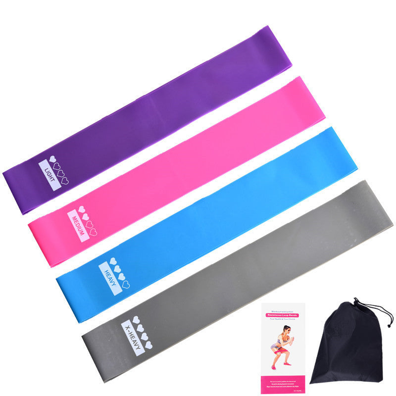 Resistance Bands Set — Elastic Loop Bands for Yoga, Pilates & Strength Training