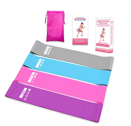 Resistance Bands Set — Elastic Loop Bands for Yoga, Pilates & Strength Training