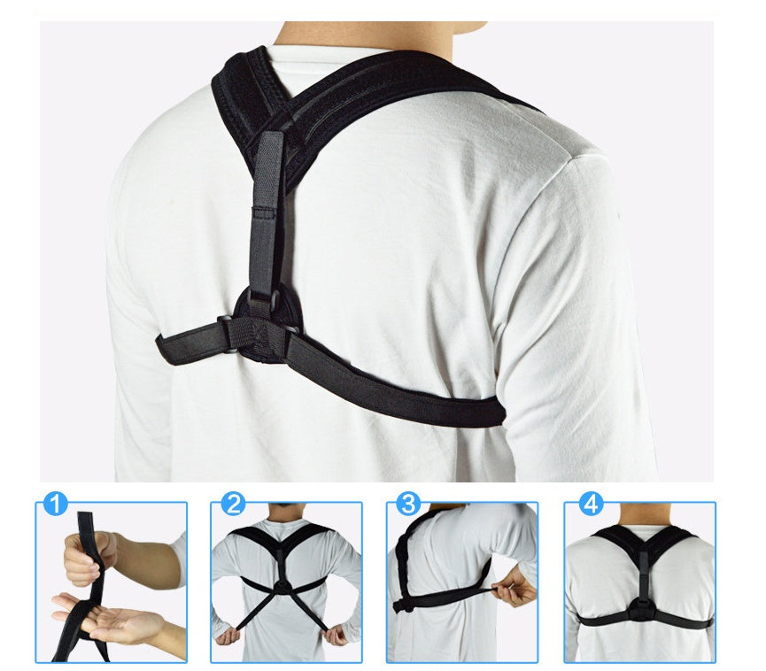 Posture Corrector Brace — Adjustable Back & Shoulder Support