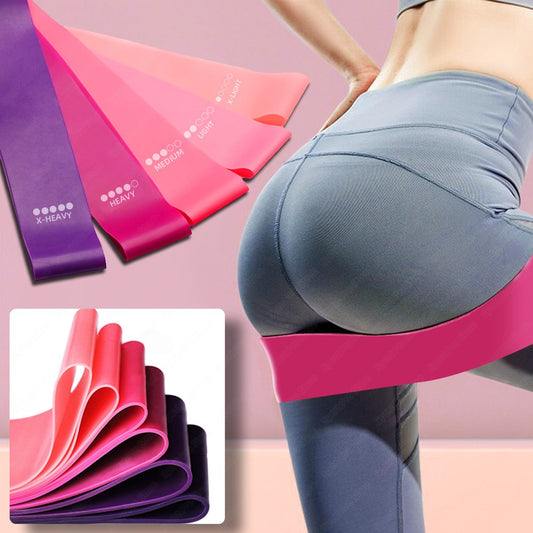 Resistance Bands Set — Elastic Loop Bands for Yoga, Pilates & Strength Training