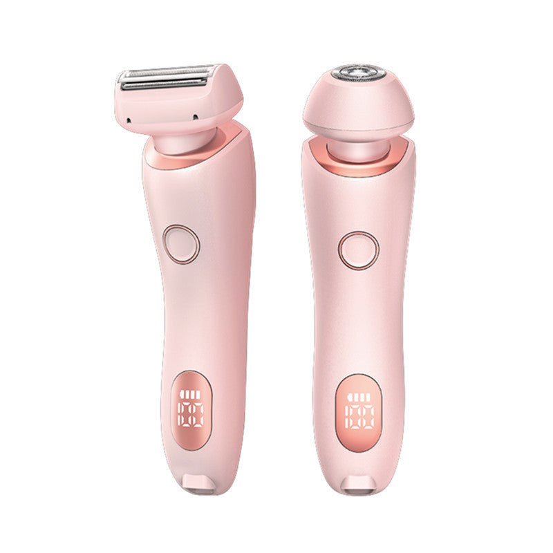 2-in-1 Women's Electric Shaver & Epilator — USB Rechargeable, IPX7 Waterproof
