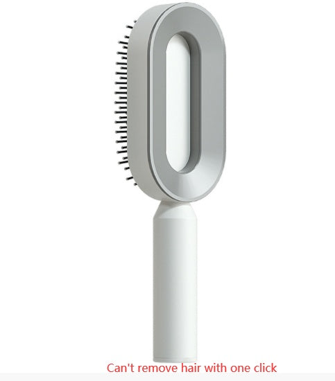 Self-Cleaning Hair Brush — Anti-Static Scalp Massage Detangling Comb for Women